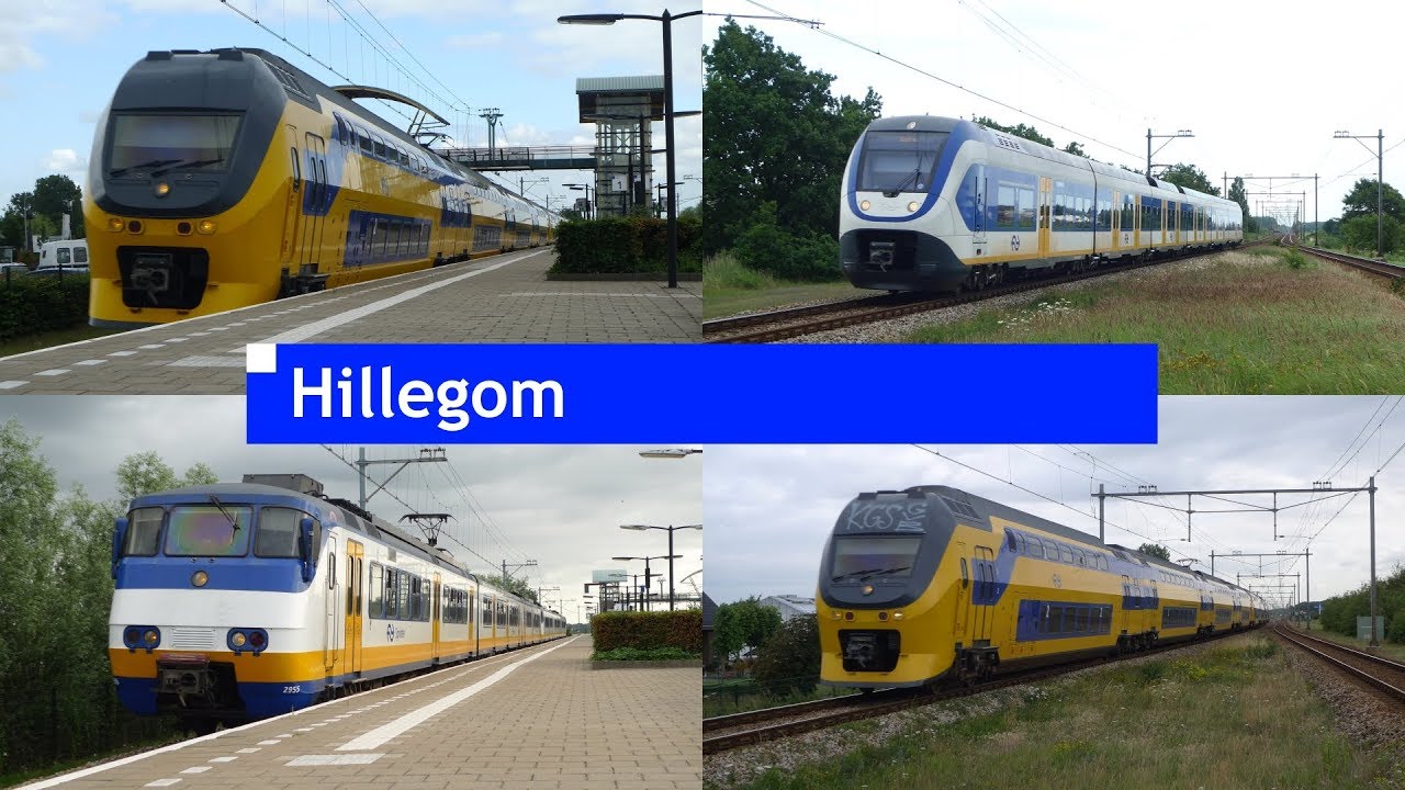 Treinen op station Hillegom // 13 juli 2017