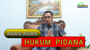 Asas-Asas Hukum Pidana