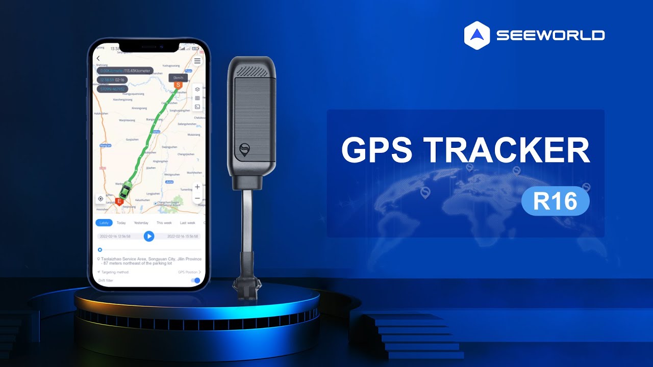 SEEWORLD | R16 Mini GPS Tracker for Electric Motorcycle Management/Private Car Management/Car Rental