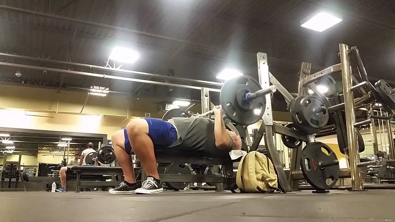 Bench Press 3x10 reps 145 Set 1 YouTube