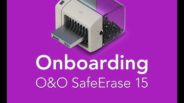 Erste Schritte mit O&O SafeErase 15