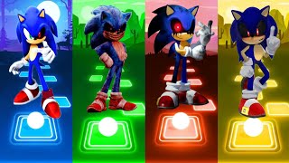 Sonic Exe vs Sonic Exe vs Sonic Exe vs Sonic Exe - Tiles Hop EDM Rush!