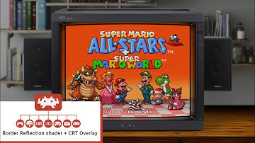 [1080p] RetroArch | Reflection shader + Sony PVM Overlay