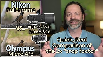 Quick Comparison with Olympus Micro Four Thirds vs Full Frame Sensor.