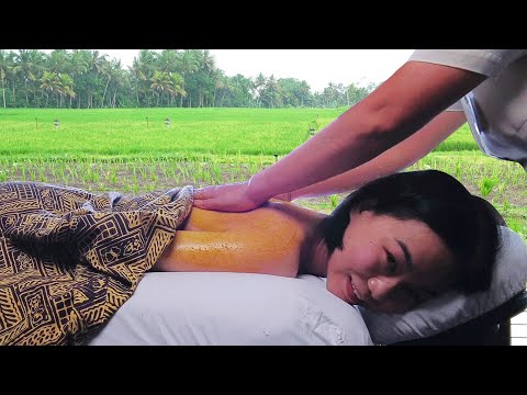 ASMR | Bali Tüm Vücut Masajı | Bali Pirinç Tarlası Spa'sı
