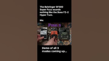 Behringer SF300 Vs Boss FZ-2.  Can you hear a difference? #doommetal #electricwizard #bosspedals