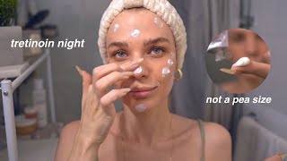 my tretinoin night skincare routine