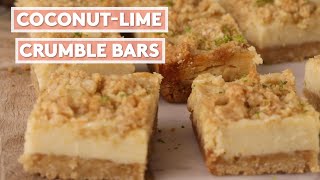 Coconut-Lime Crumble Bars | Extra Sharp | Real Simple