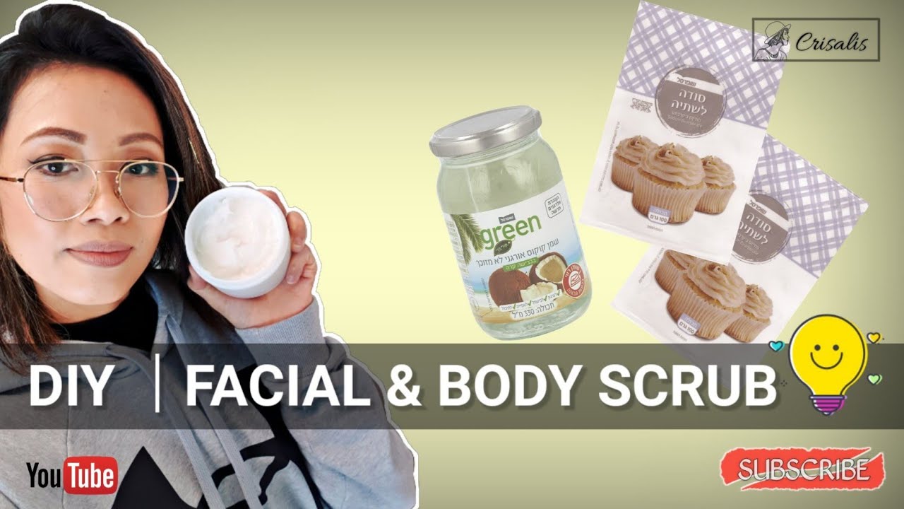 COCONUT OIL + BAKING SODA FACIAL & BODY SCRUB YouTube