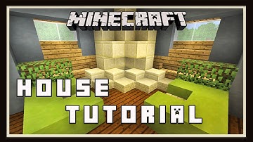 Minecraft:  How To Build A Small Modern House  (Part 3 Living Room Interior Design)