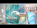 Shower curtain wall art diy using items you have  diy curtain art