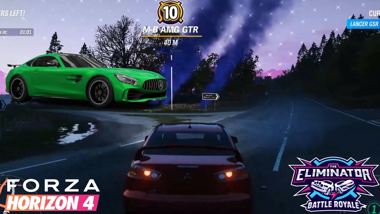 EPIC CAR DROP LEVEL 10 MERCEDES AMG GTR! LET'S WIN THAT! - Forza Horizon 4 | Eliminator