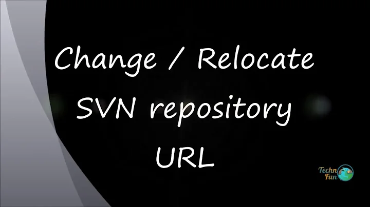Change / relocate SVN repository URL