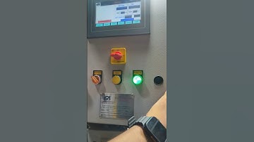 Hmi panel.                    #mitsubishi #plc #electrical #electric