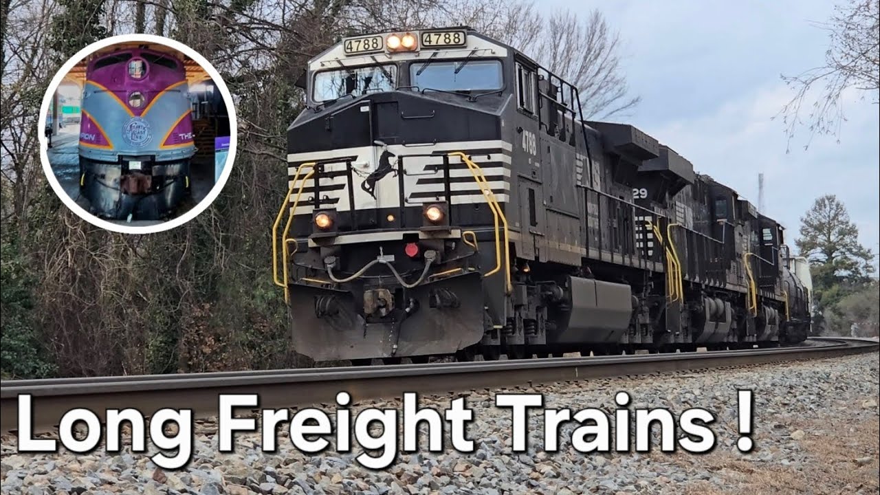 Long Freight Train Compilation
