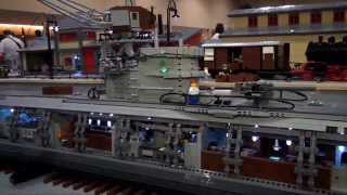 LEGO German WWII U-boat submarine - Brickworld Chicago 2013