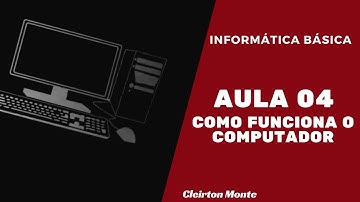 Curso de Informática Básica - Como funciona o computador e componentes internos -  Aula 04