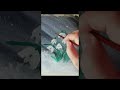 Flowers Acrylic Painting Snowdrops for Beginners. Step by step || #Shorts