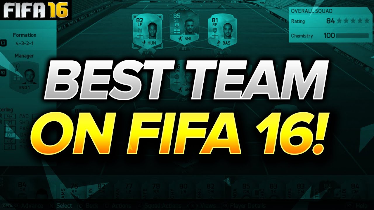 BEST TEAM ON FIFA 16! 1 MILLION COIN SQUAD BUILDER! OVERPOWERED INSANE TEAM! FUT 16
