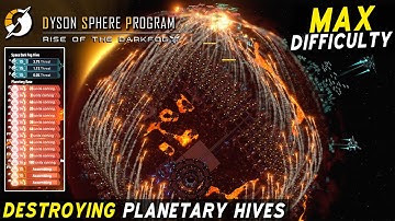 Capturing Second Planet | #11 | Max Difficulty | Dyson Sphere Program - Dark Fog Gameplay