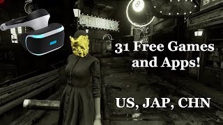 PSVR - How To Get All Free Games and Apps! (All Regions)