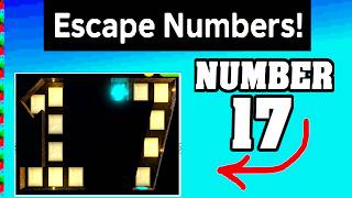 NUMBER 17 in ESCAPE NUMBERS Walkthrough *Roblox* 🔢 (Solution Guide)