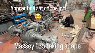 The Massey 135 taking shape