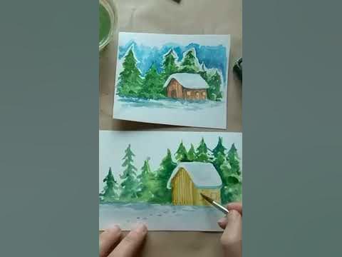Перший сніг/Акварель/Анонс відео - YouTube