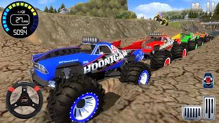 Police Monster Truck Mega Ramp Impossible Driver #1 - Car Extreme Stunts Racing - Android GamePlay screenshot 2