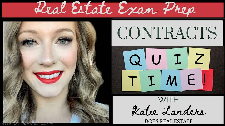 Real Estate Exam Prep: Contracts Quiz