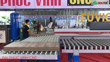 MÁY DÁN CẠNH CAO CẤP 9 Chức Năng Holztek Pro-800AH OPTION HỆ THỐNG BĂNG TẢI TỰ ĐỘNG THU  HỒI VÁN