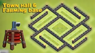 Clash of clans - Town hall 6 (TH6) Best Farming base 2015