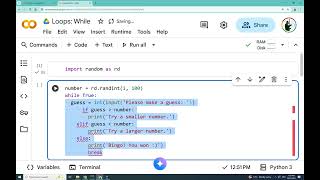 Episode 9/19  Loops While, Introduction To Python