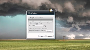 My Weather Widget for Windows 7