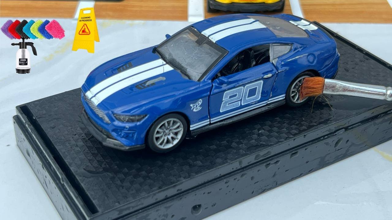 Washing Dirty Miniature Diecast Alloy Cars after Extreme Off- Roading(Realistic Car Wash)