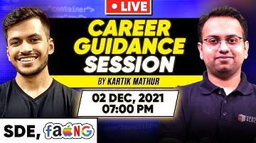 Career Guidance Session Ft Kartik Mathur | Build a Steller Career