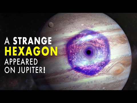 A Giant Strange Hexagon On The Surface Of Jupiter!