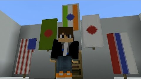 Country flags in minecraft using loom(1.14 and 1.14+)