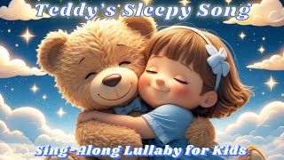 🧸 Teddy’s Sleepy Song | Sing-Along Lullaby for Kids 🎶