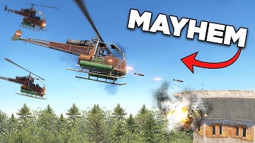 Bullying Roof Campers with Attack Helicopters