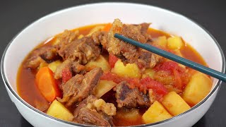 Tomato stewed beef brisket, remember not to stew it directly in the pot, do one more step, be better by 大厨阿斗 Chef Adou 872 views 8 days ago 8 minutes, 1 second