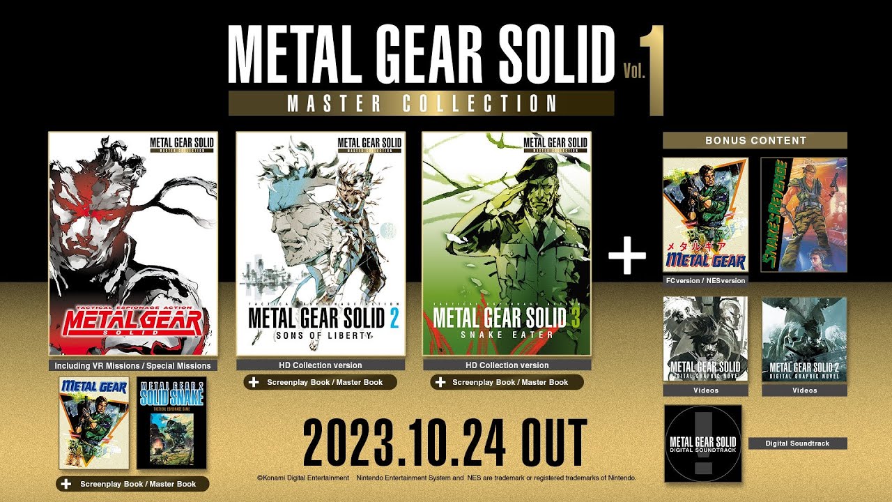 METAL GEAR SOLID Master Collection Vol 1 Trailer 