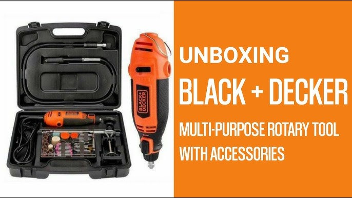 BLACK+DECKER RT18KA-IN 180W Electric Rotary Tool with 118 pc Acc