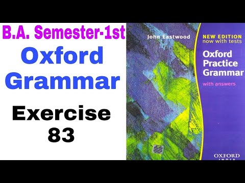 Oxford Practice Grammar Exercise 83 by 'English Family87' | Oxford Grammar by John Eastwood