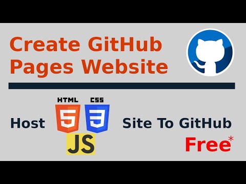 How to Host a Website On Github Pages