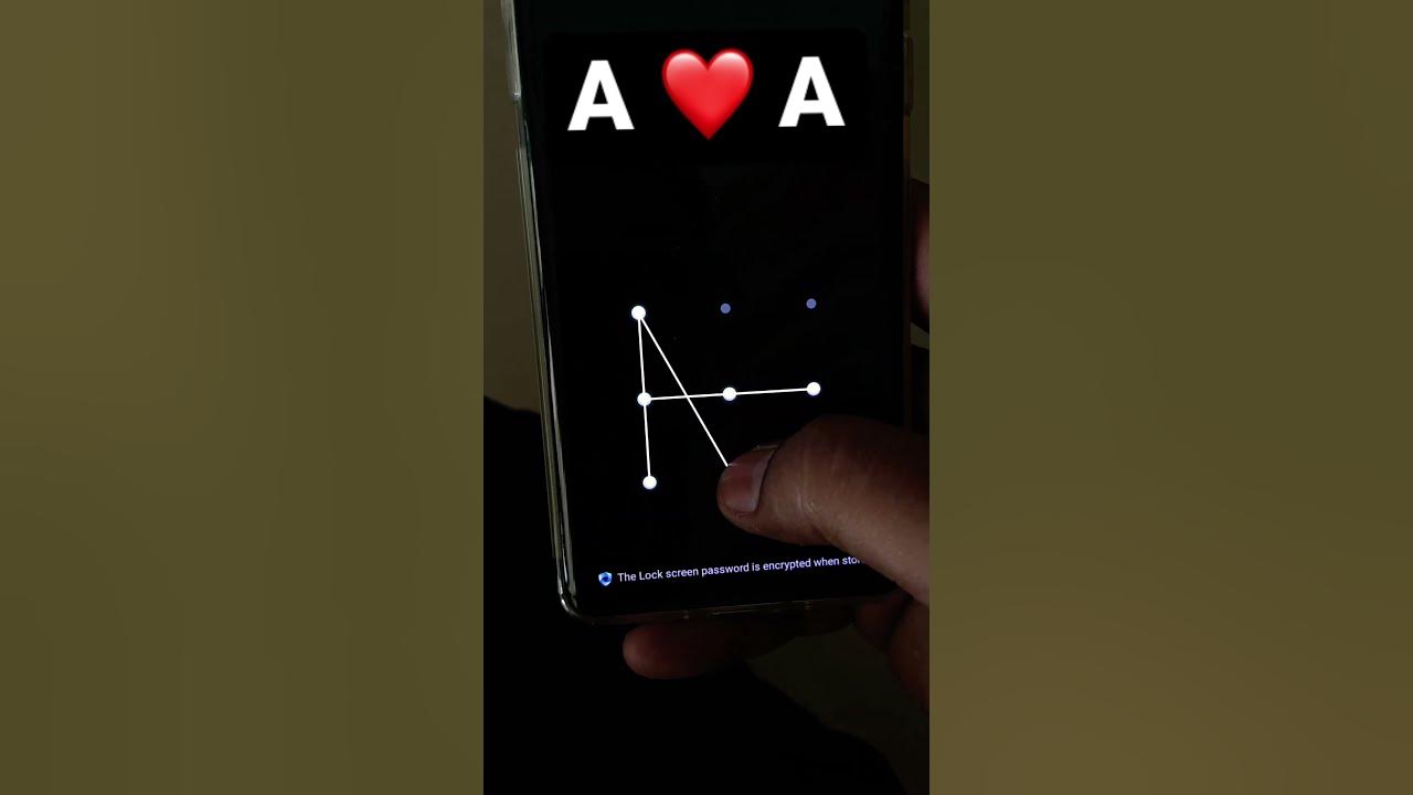 A A new Lock Screen Pattern #viralvideo #tiktok #viralshort #viral