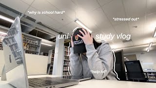 *very productive* uni STUDY VLOG