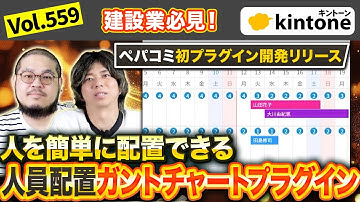 工事人員配置プラグインを開発！人員配置ガントチャートプラグインβ版を徹底解説_Vol559