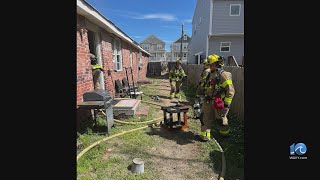 1 hurt after fire at Norfolk duplex