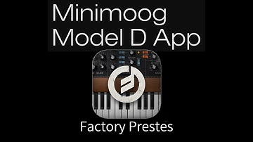 Minimoog Model D Synthesizer - Classic Analog Synthesizer - Factory Presets